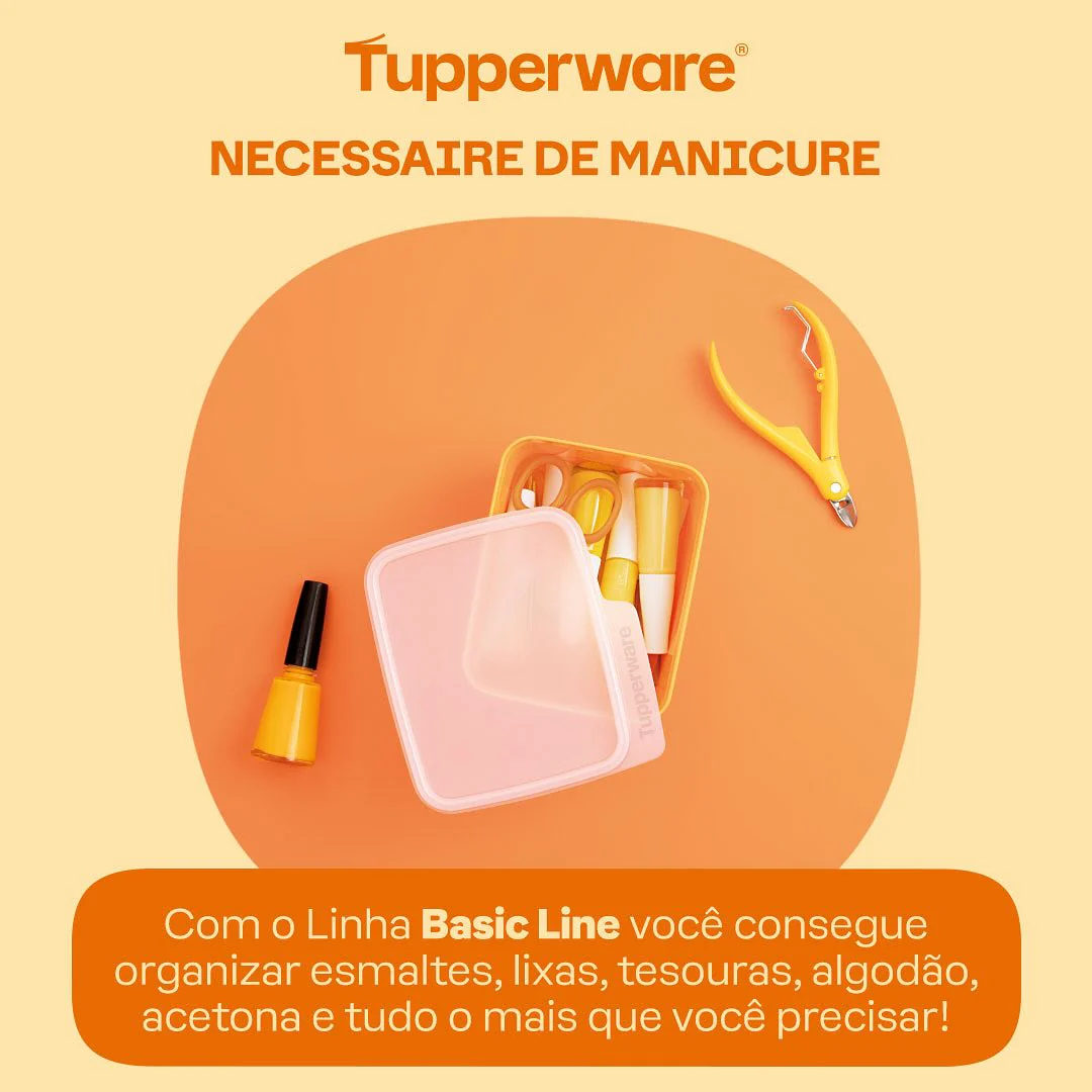 Pote Hermético Basic Line Tupperware 160ml Bordô - Image 5