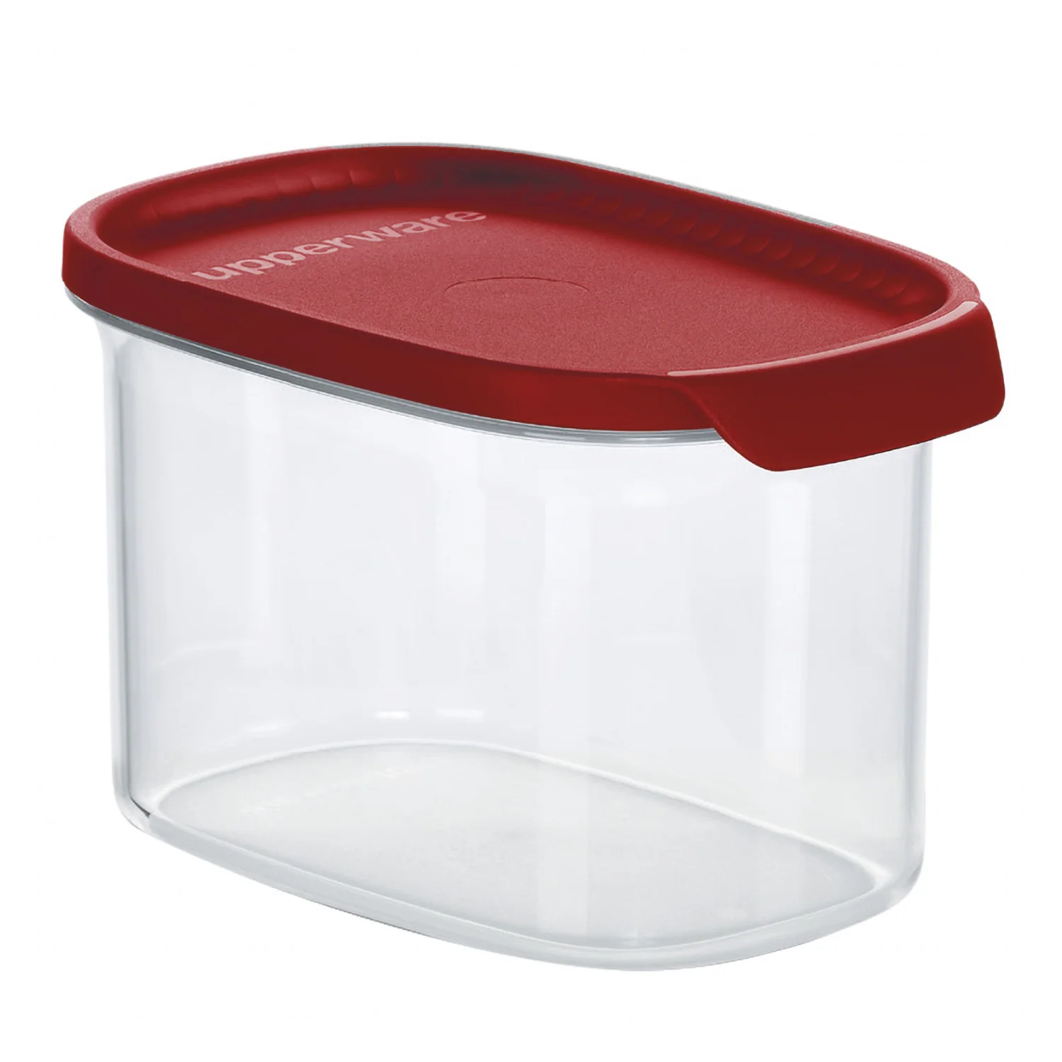 Pote Hermético Ultra Clear Tupperware 1L Vermelho